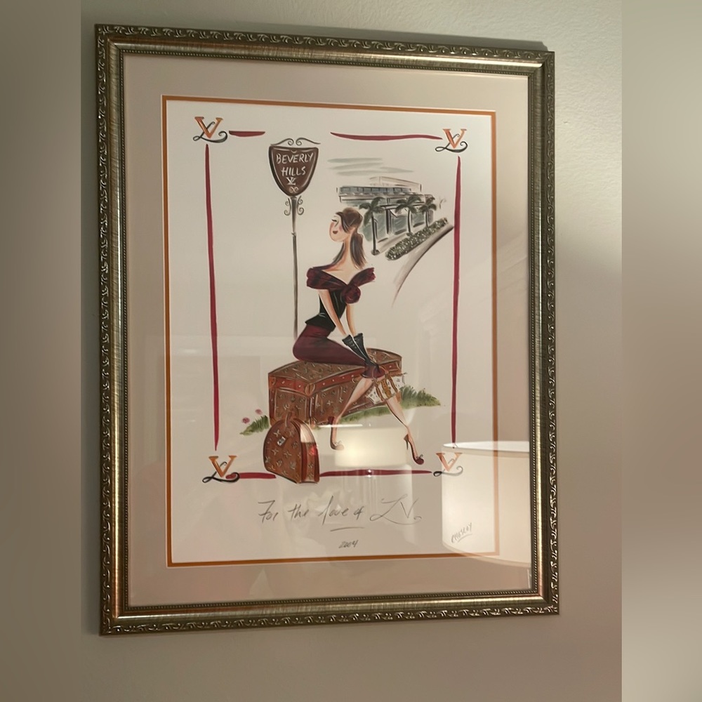 For the Love of Louis
Vuitton Beverly Hills by
Chesley McLaren c.
2004 Art Print